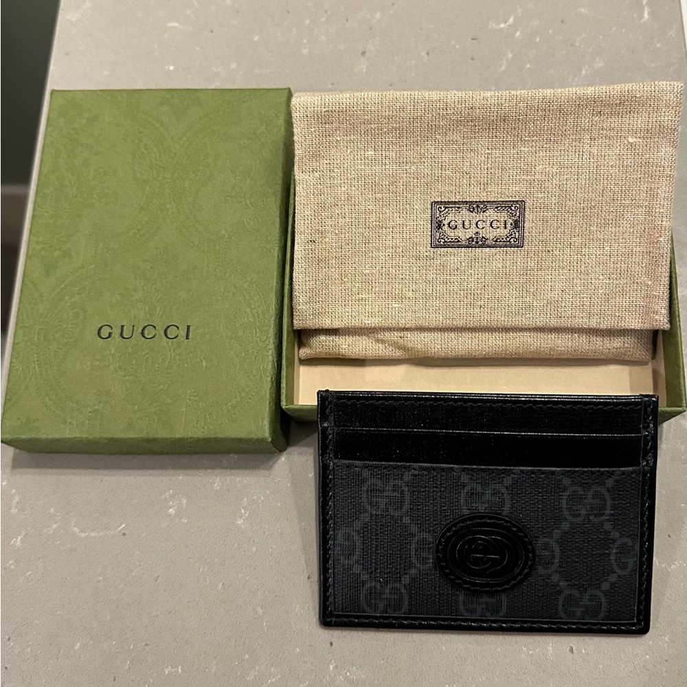 Gucci Card Case with Interlocking G